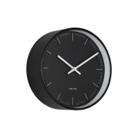 Nástenné hodiny Odense Deep Karlsson KA6172BK, 22cm